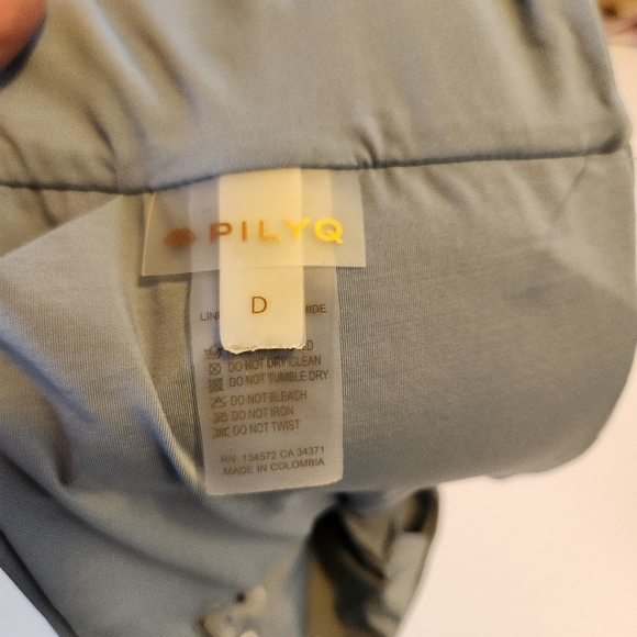 Pilyq Anthropologie Sky Blue Lace Up Bandeau Bikini Top D Cup Swim Swimsuit New - Picture 6 of 7